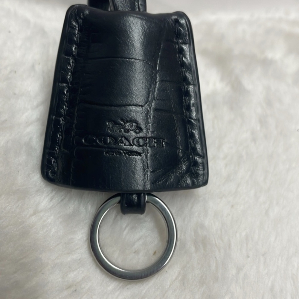 COACH Andrea Croc Embossed Mini Carryall Bag **EUC** - Picture 4 of 10